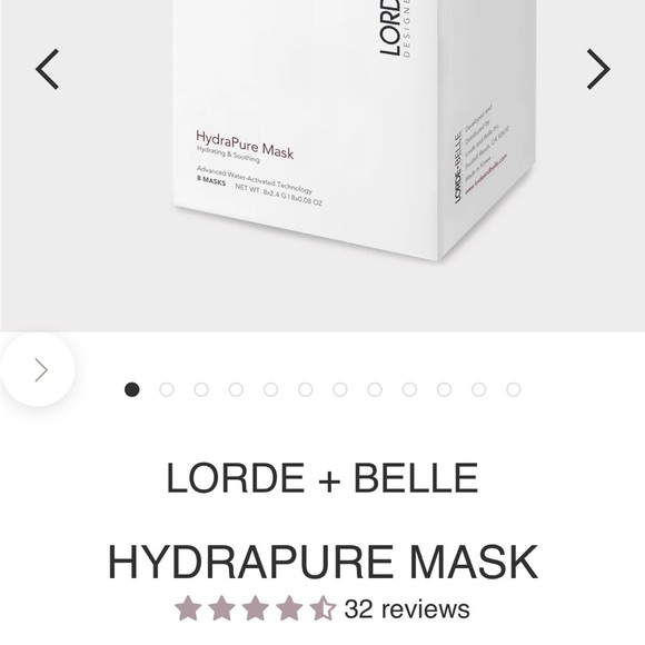 Lorde&Belle Other - HydraPure Mask - White